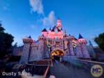 Disneyland Beauty Castle night front MiceChat