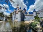 Disneyland-Beauty Castle Clouds 2- MiceChat