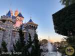 Disneyland-Beauty Castle Sunset Side- MiceChat