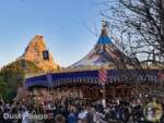 Disneyland-Beauty Crowds Fantasyland Matterhorn Sunset- MiceChat