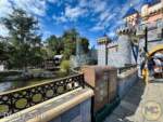 Disneyland-Construction Castle Flag Posts removed 2- MiceChat
