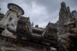 Disneyland Star Wars Galaxys Edge Millennium Falcon rainy day DSC_7728-X5