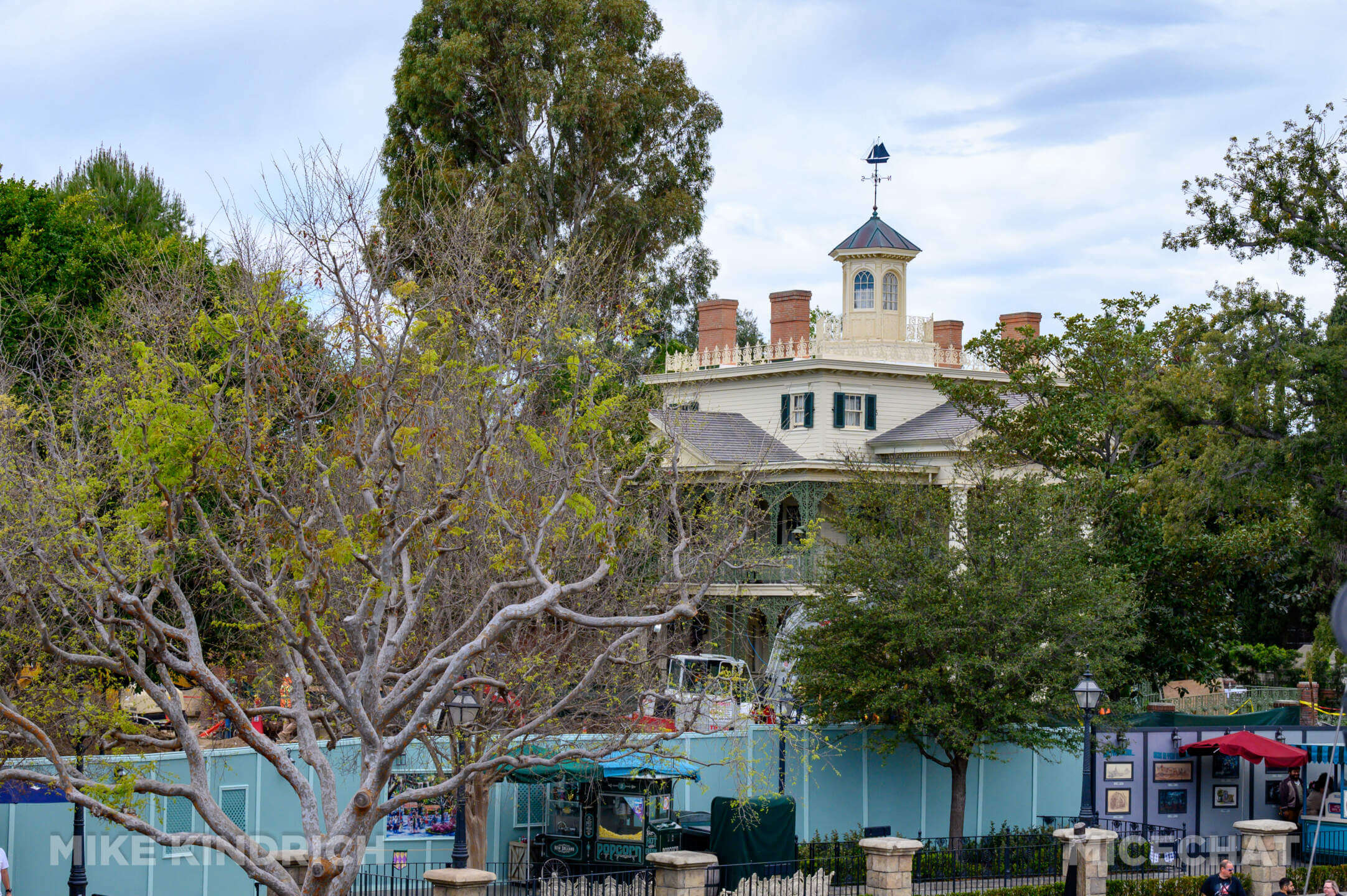 , Disneyland Update: Tiana Sets Up Shop, New Gates & Pink Trees!