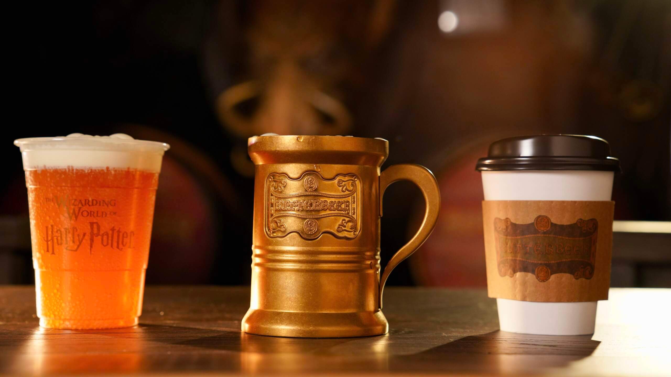 Three types of Butterbeer