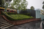 Disneyland Haunted Mansion queue expansion construction Disneyland Railroad station closure DSC_8787-X5