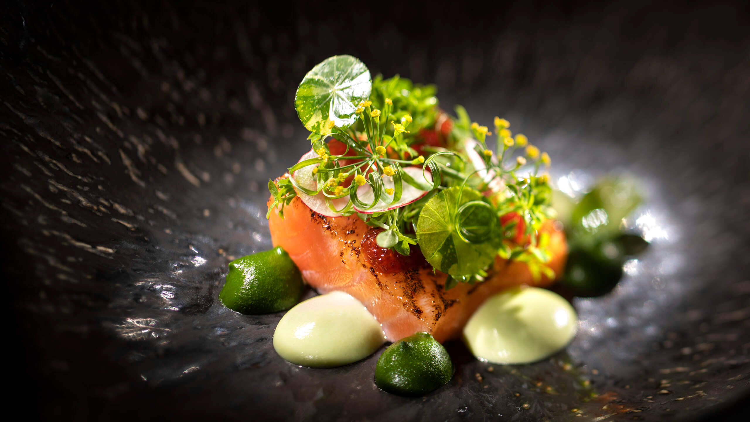 Victoria & Albert's salmon