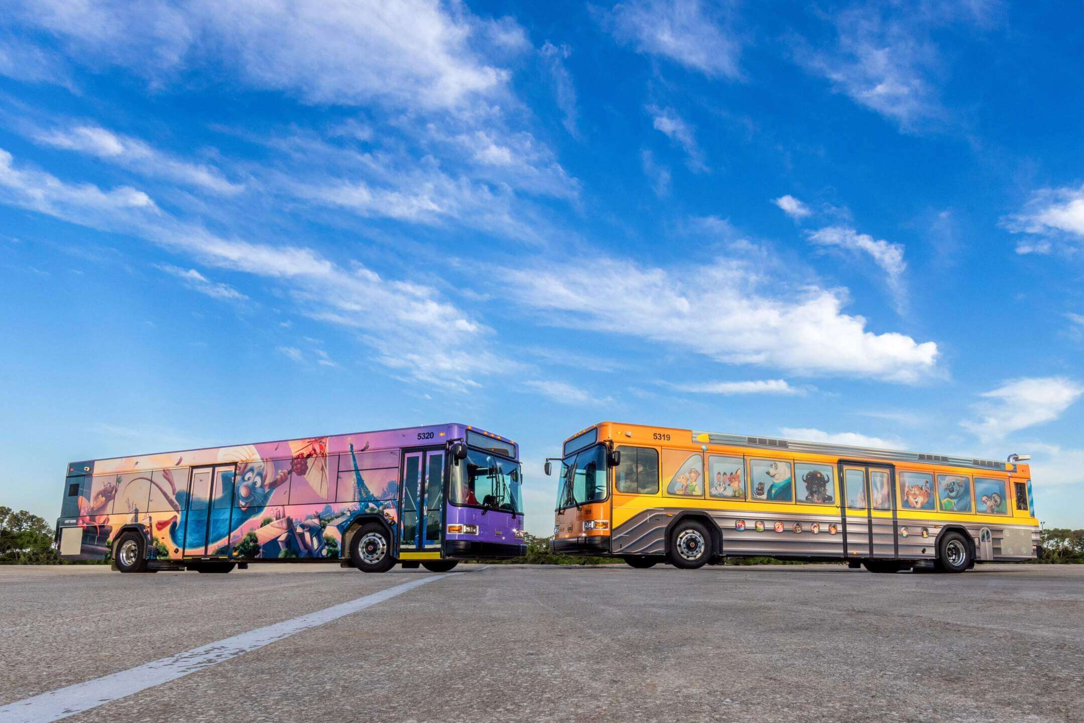 Walt Disney World bus wraps