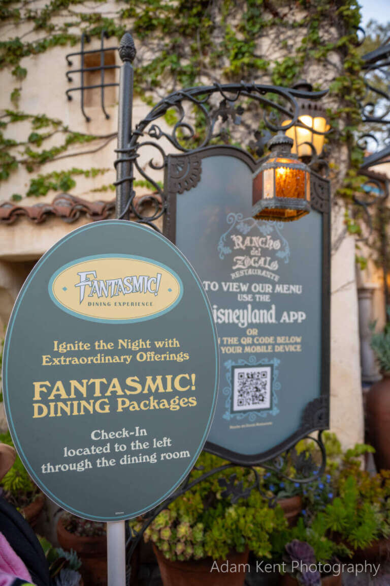 Rancho del Zocalo Fantasmic Dining Package VIP on a Budget