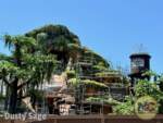 Disneyland Construction Tianas Bayou Adventure Water Tower Exposed