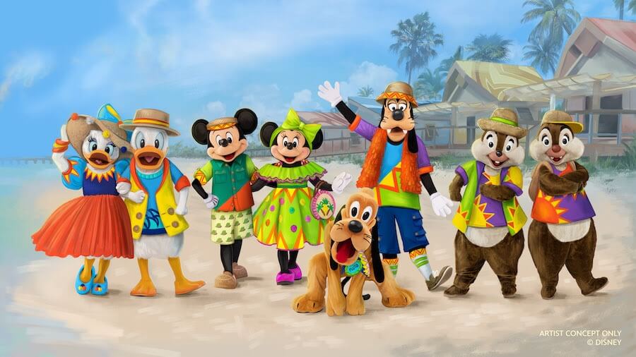 Lookout Cay characters costumes