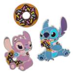 Stitch Attacks Snacks Pin Set – Donut