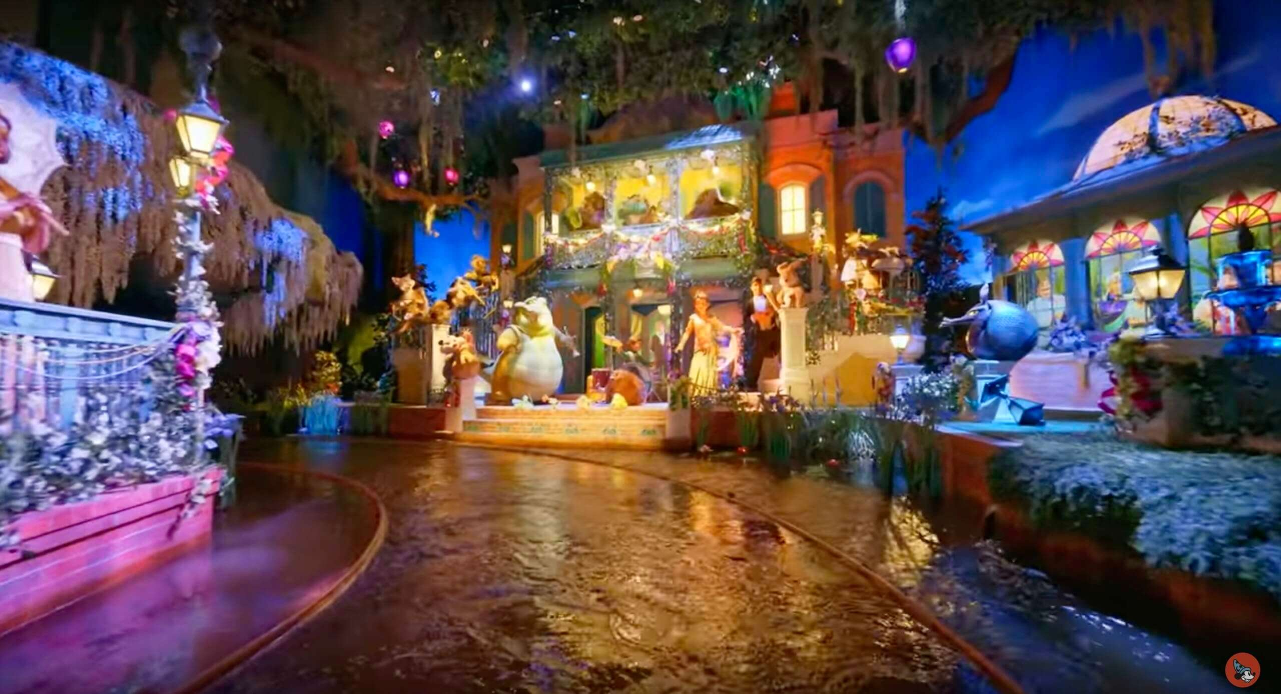 Tiana's Bayou Adventure finale scene
