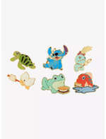BoxLunch-Stitch Day merchandise-Loungefly-Stitch S’mores blind box pin set-1