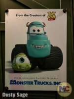 Disney California Adventure Cars Land Pixar Poster Monster Cars