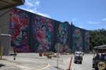 Universal Studios Hollywood Update_60th Aniversary Tram Tour_Griffiti Wall