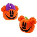 Disney Halloween Merchandise 2024-mickey and minnie jack o lantern pillow set