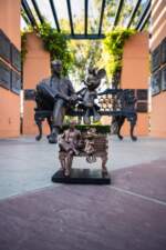 Disney Studio bench statue figurine