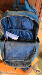 Mike Kindrich-MiceChat-Disneyland-Haunted mansion merchandise-Haunted mansion backpack inside