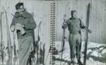 Walt on skis smiling