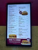 Construction Earl of Sandwich menu