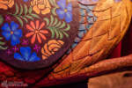 D23 2024 Imagineering Behind the Dreams Disneys Animal Kingdom Tropical Americas full scale carousel animal Kevin from Up carving detail DSC_4237-Enhanced-NR-X5