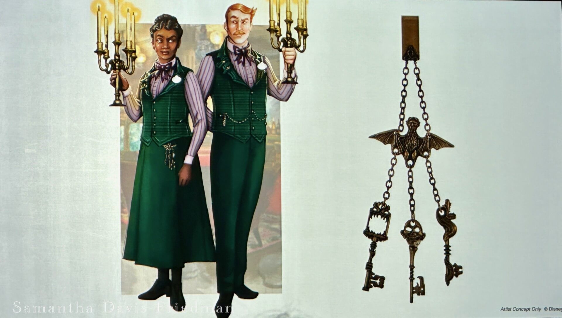 Disney Treasure Haunted Mansion Parlor costume
