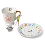 Disneyland Tea Cup and Tinker Bell Infuser Set by Ashley Eckstein and Ashley Taylor 1