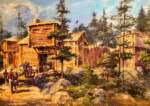 History Tom Sawyer Island Fort artwork Disneyland Hotel Lobby