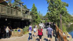Mike Kindrich-Disneyland-Hungry bear barbeque jamboree from walkway