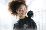 Raven Magnetic Shoulder Plush 8