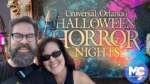 Universal Orlando HHN 2024 Reporters Dusty Sage and Samantha Davis Friedman