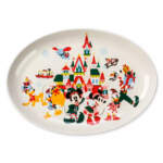 Disney Store-Disney Holiday merchandise 2024-Mickey Mouse and friends holiday serving platter