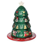 Disney Store-Disney Holiday merchandise 2024-Mickey and Minnie Mouse Christmas Tree Stacking Measuring Cup Set