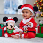 Disney Store-Disney Holiday merchandise 2024-mickey mouse santa outfit for baby