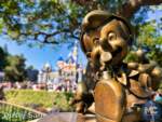 Disneyland-News-Beauty Pinocchio statue and castle- MiceChat
