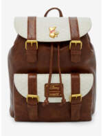 BoxLunch-Winnie the Pooh merchandise collection-loungefly winnie the pooh honeycomb flap mini backpack
