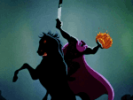 Headless Horseman Pumpkin Throw