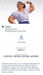 Luisa schedule