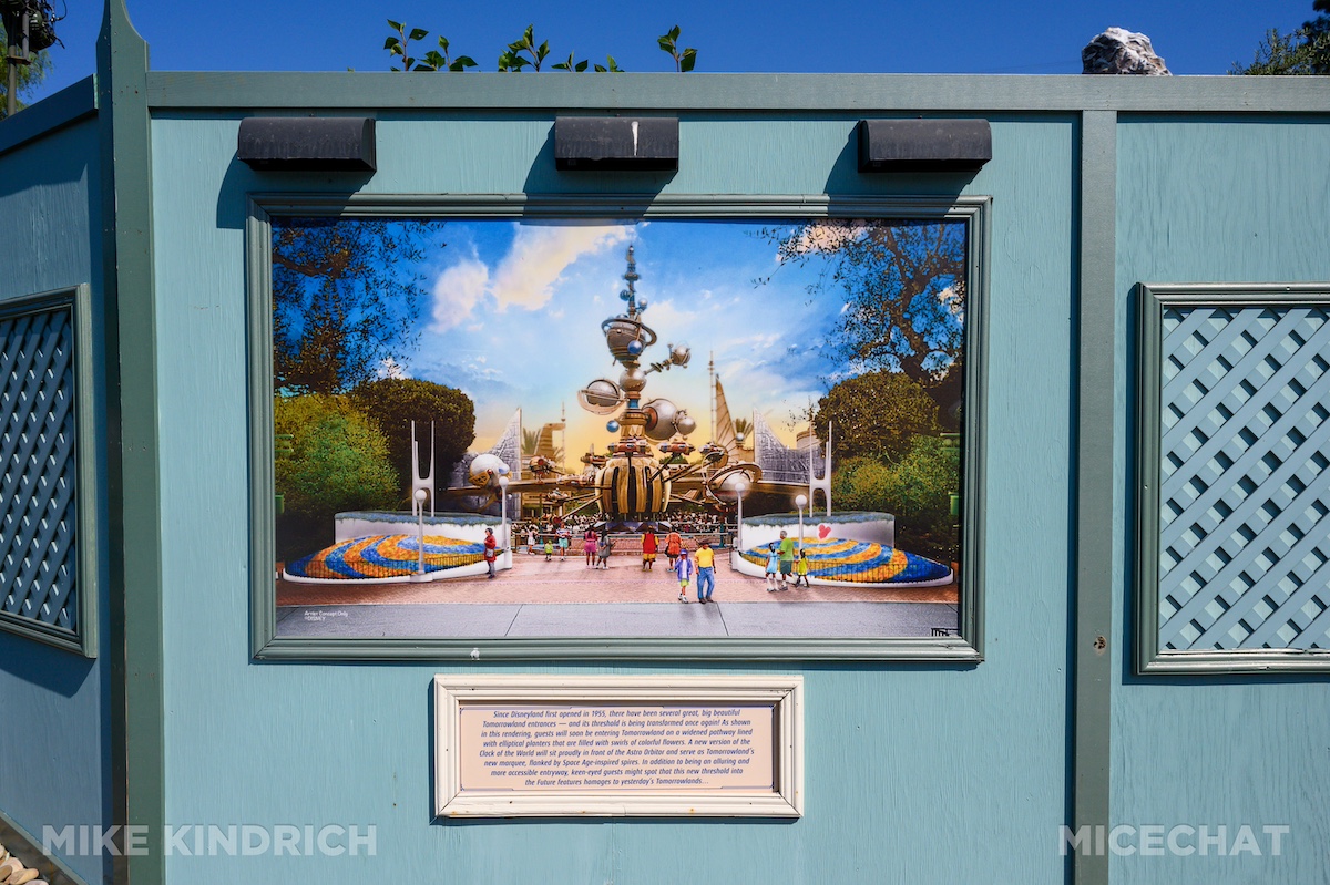 Tomorrowland construction walls
