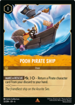 Ravensburger Disney Lorcana Azurite Sea-amber ruby single player deck-pooh pirate ship-micechat
