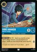 Ravensburger Disney Lorcana Azurite Sea-emerald sapphire single player deck-hiro hamada robotics prodigy-micechat