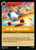 Ravensburger Lorcana Azurite Sea-amber ruby single player deck-rescue rangers away-micechat