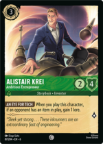 Ravensburger Lorcana Azurite Sea-emerald sapphire single player deck-alistair krei ambitious entrepeneur-micechat