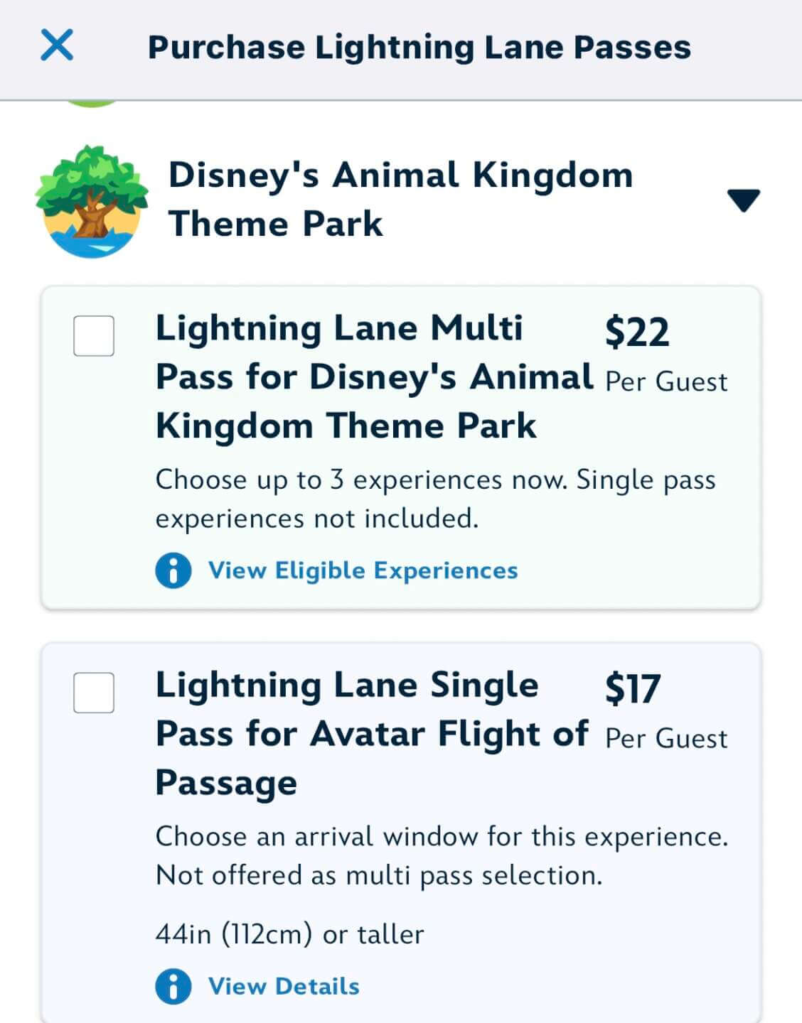 WDW Lightning Lane Premier Pass - DAK