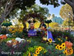 beauty halloween Mickey Minnie floral display