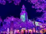beauty halloween carthay circle purple lights