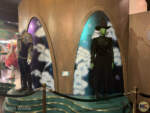 Fiyero’s and Elphaba’s Ozdust ball outfit recreations at the Wicked store at Universal Orlando Resort