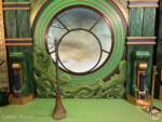 Elphaba photo opportunity inside the Wicked store at Universal Orlando Resort