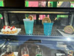 A sample of food and drink offered at Emerald City Eats at Universal Orlando Resort