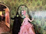 Elphaba and Glinda meet and greet at the Wicked store at Universal Orlando Resort